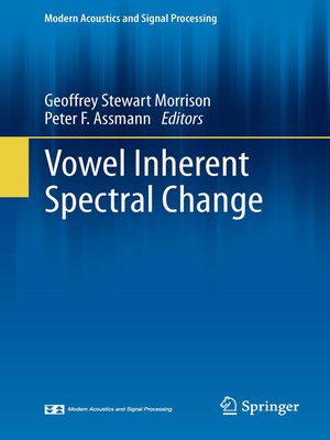 cover image of Vowel Inherent Spectral Change